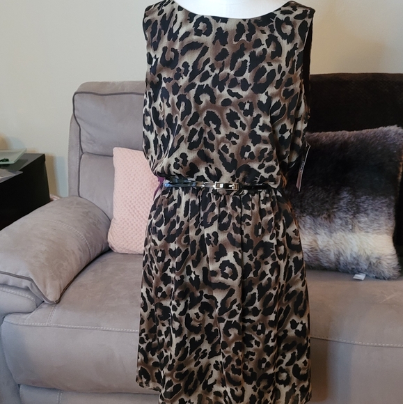 JBS Leopard Sleeveless Dress NWT - Picture 2 of 8